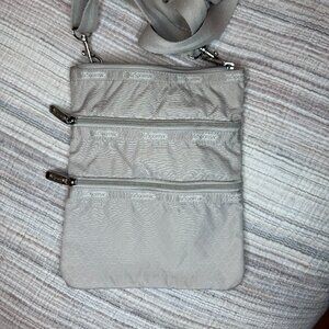 LeSportsac Kasey Three Zip Crossbody - Tan